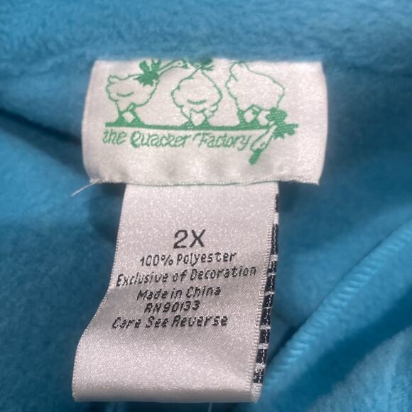 Quacker Factory Rhinestone Zipper Front Fleece Jacket - Picture 4 of 6